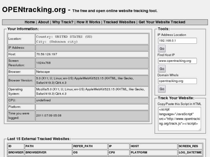 www.opentracking.org