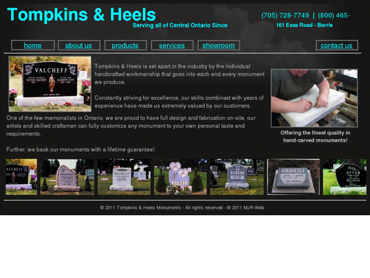 www.tompkinsandheelsmonuments.com