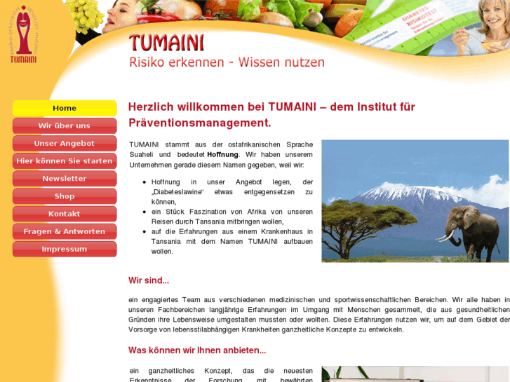 www.tumaini.biz