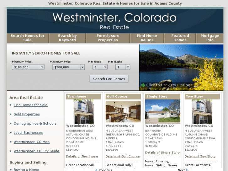 www.westminster-homes-for-sale.com