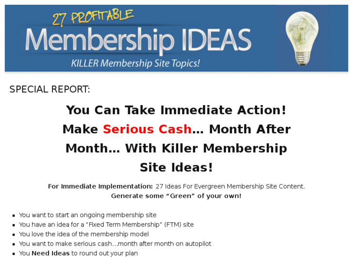 www.27profitablemembershipideas.com