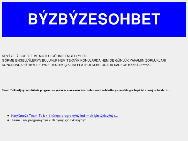 www.bizbizesohbet.org