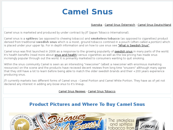 www.camel-snus.com