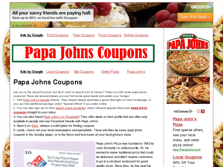 www.papajohns-coupons.com