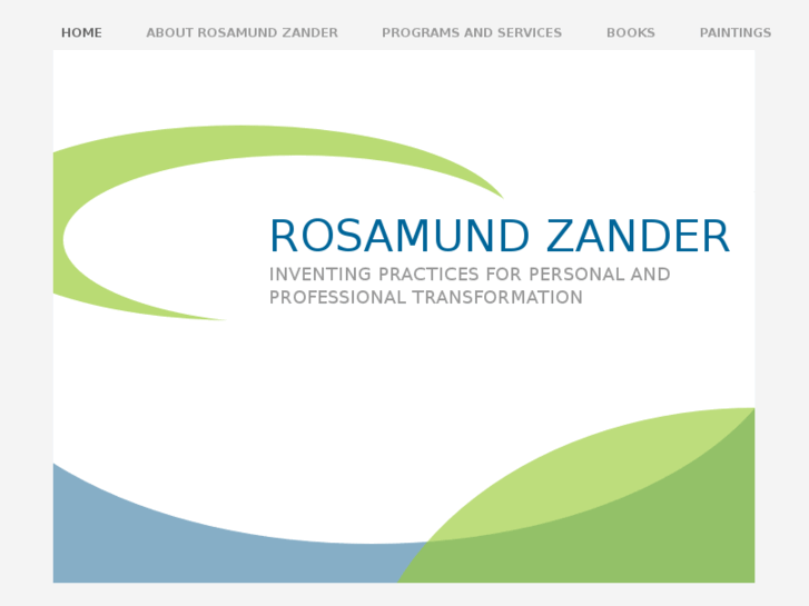 www.rosamundzander.com