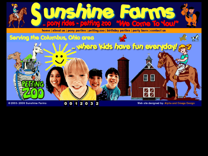 www.sunshinefarmsponyparties.com