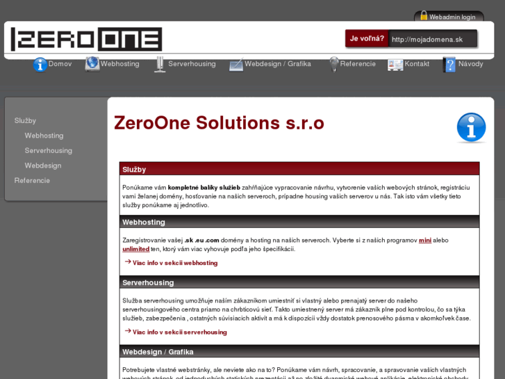 www.zeroone.sk