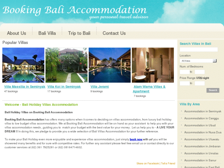 www.bookingbaliaccommodation.com