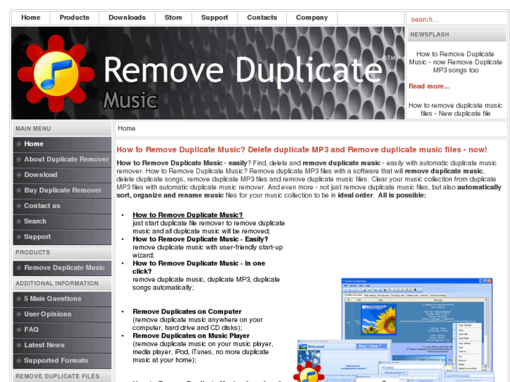 www.removeduplicatemusic.org