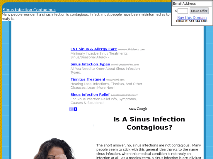 www.sinusinfectioncontagious.com