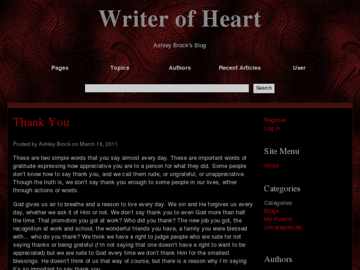 www.writerofheart.com