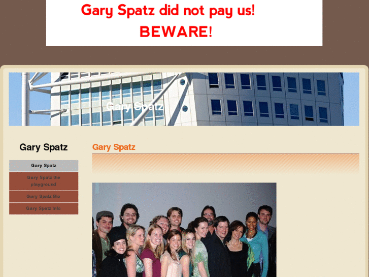 www.garyspatzbio.com