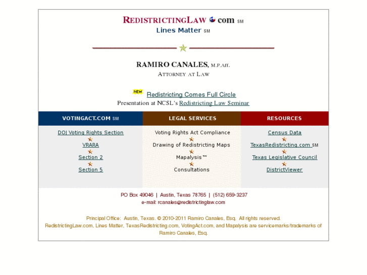 www.redistrictinglaw.com