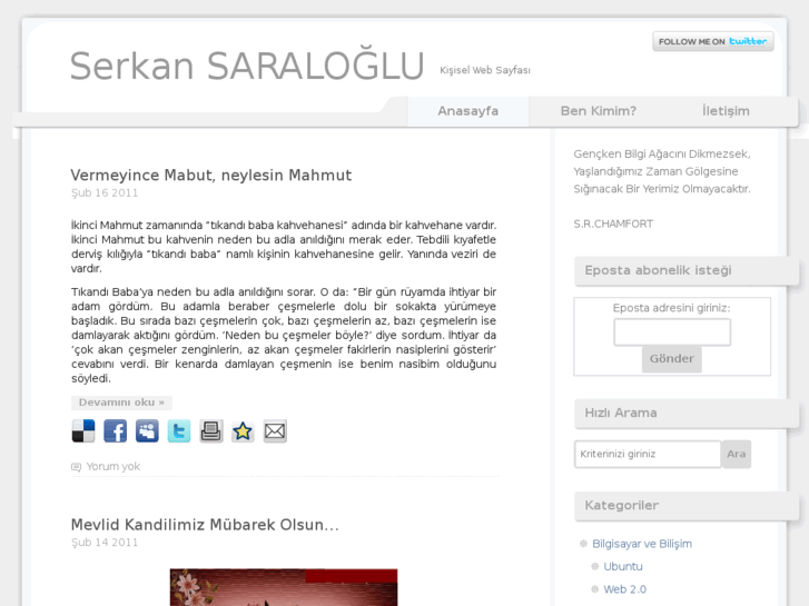 www.serkansaraloglu.net