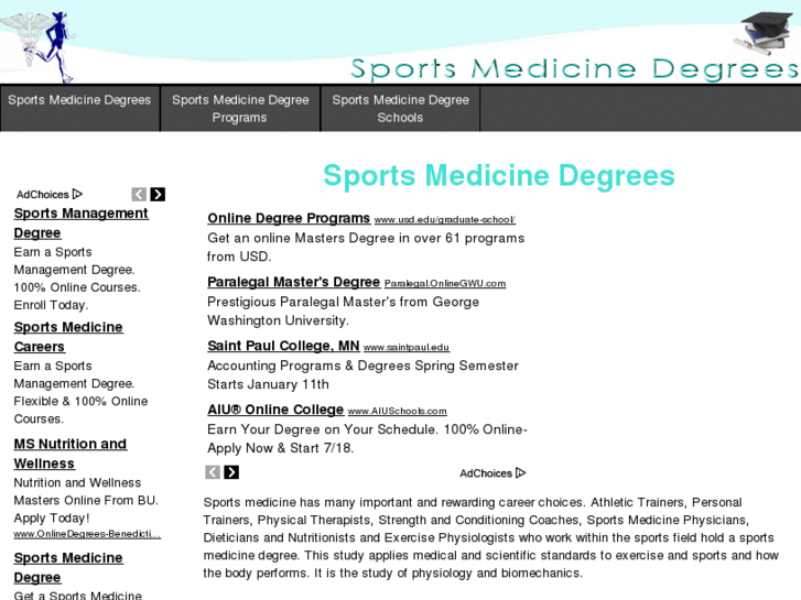 www.sportsmedicinedegrees.net