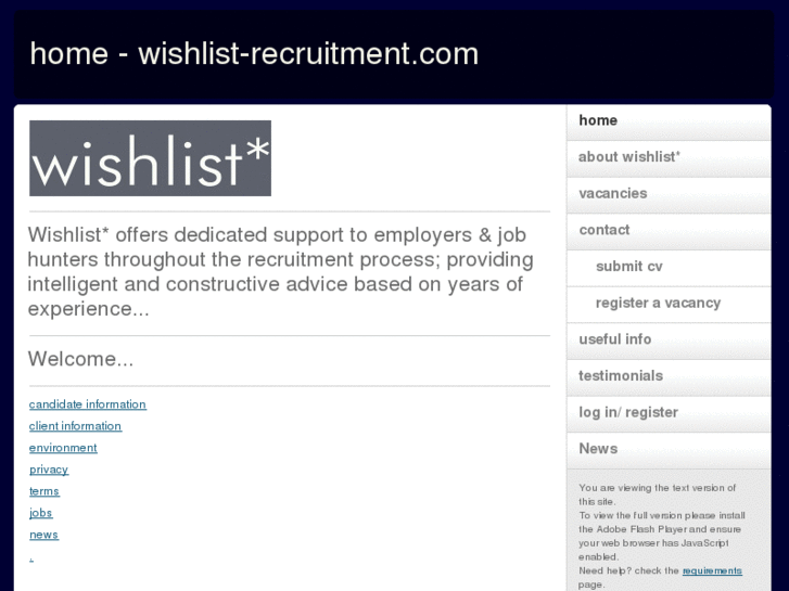 www.wishlist-recruitment.com