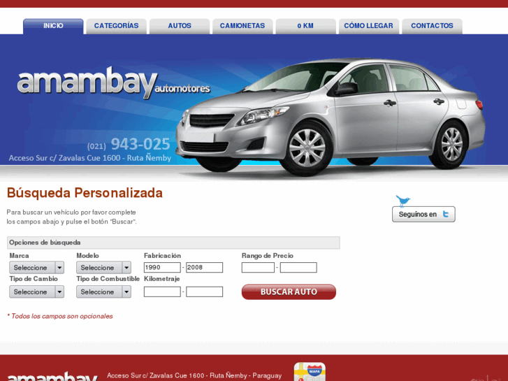 www.amambayautomotores.com