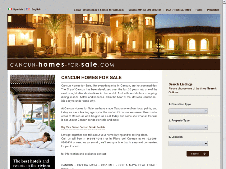 www.cancun-homes-for-sale.com