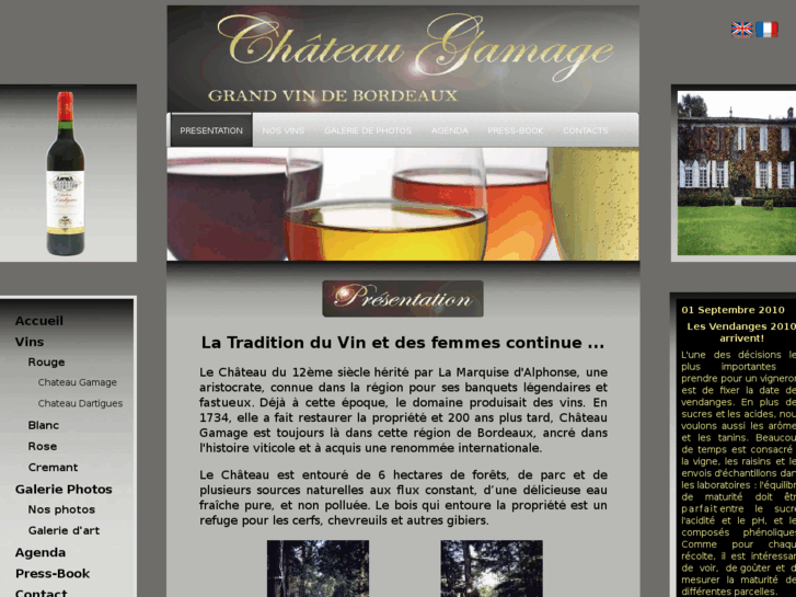 www.chateaugamage.com