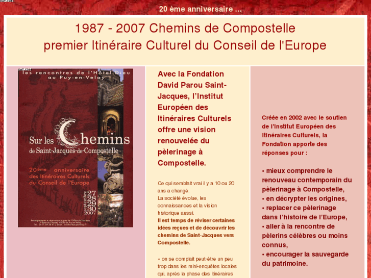 www.chemins-de-compostelle.info