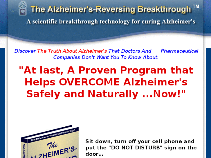 www.cure-alzheimers-now.com