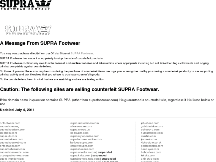 www.fakesupra.com