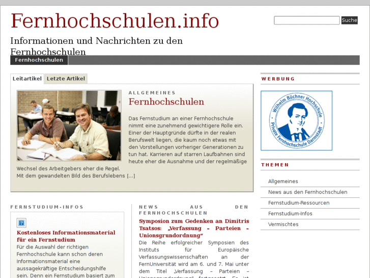 www.fernhochschulen.info