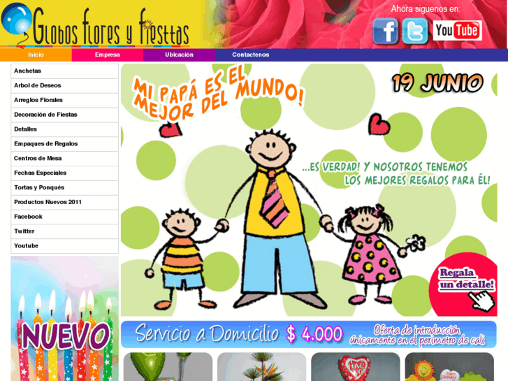 www.globosfloresyfiestas.com