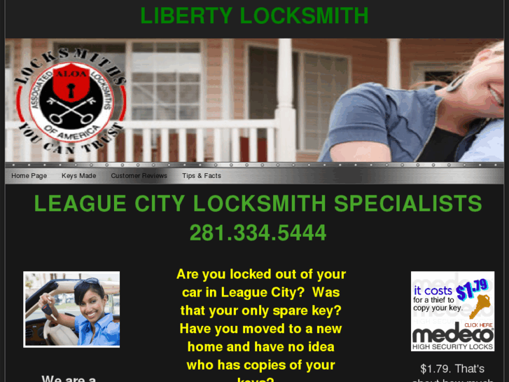 www.leaguecitylocksmith.com