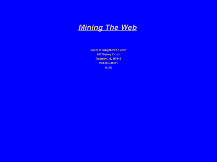 www.miningtheweb.com
