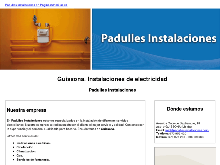 www.padullesinstalaciones.com