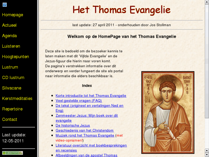 www.thomasevangelie.nl