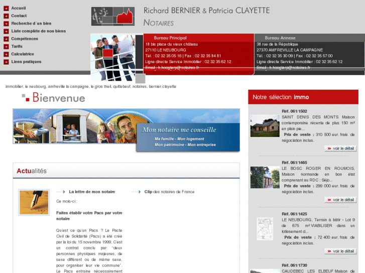 www.bernier-clayette-notaires.com