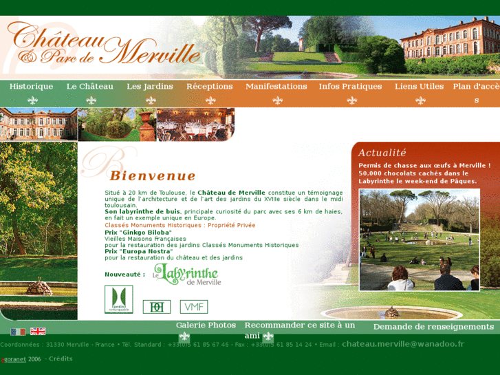 www.chateaudemerville.com