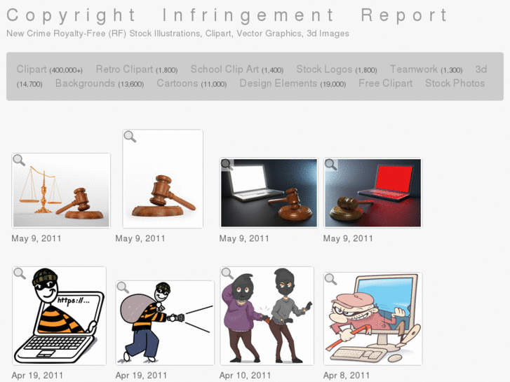 www.copyrightinfringementreport.com