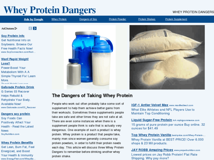 www.wheyproteindangers.com