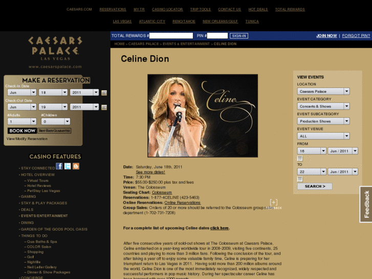 www.celineatcaesars.com