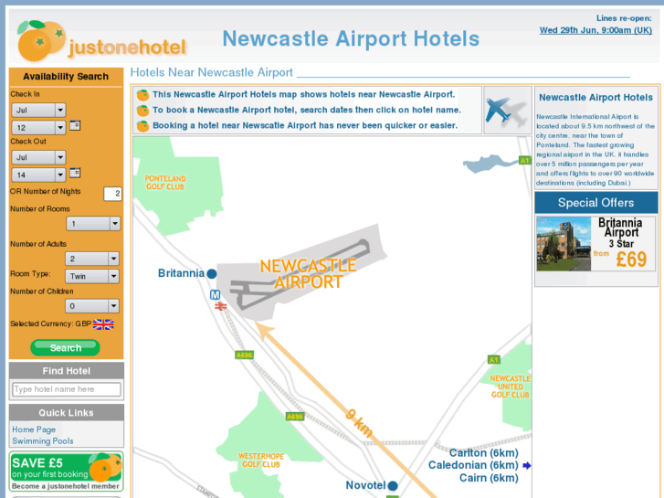 www.newcastle-airporthotels.com