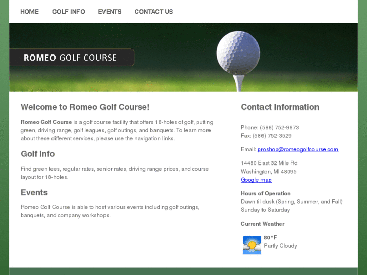 www.romeogolfcourse.com