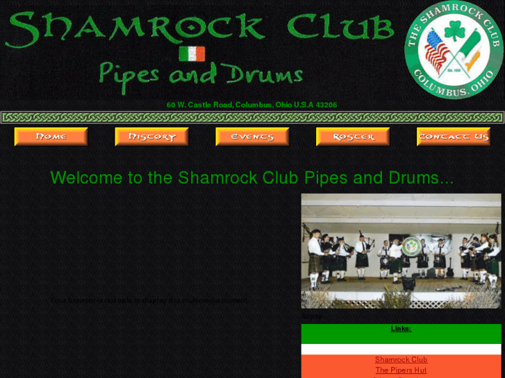 www.shamrockclubpipesanddrums.com