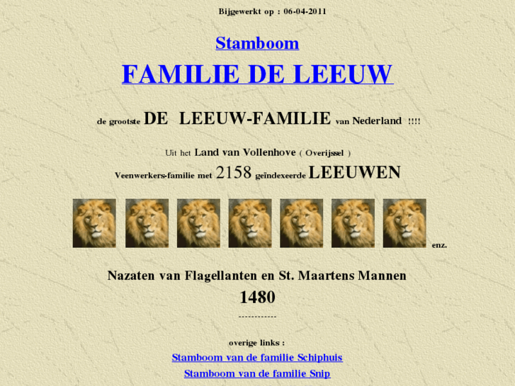 www.stamboomdeleeuw.com