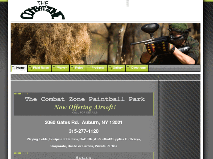 www.thecombatzonepaintball.com