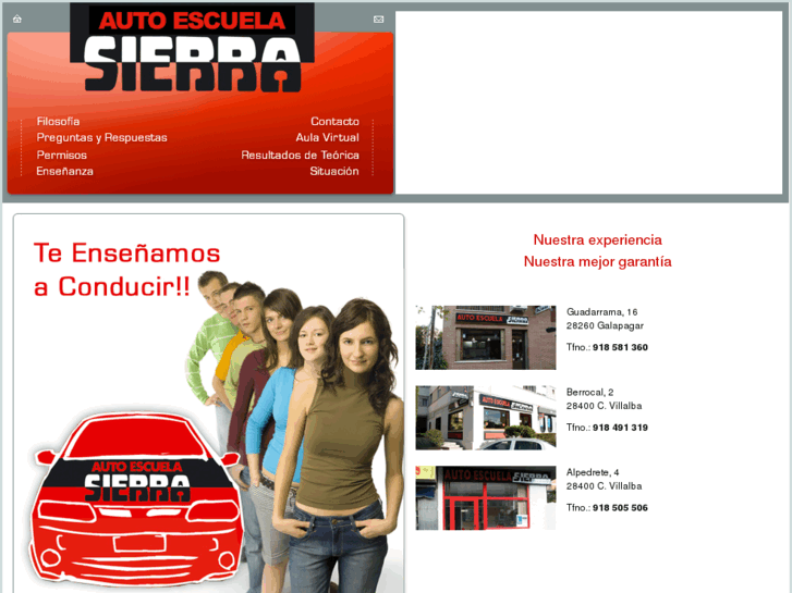 www.autoescuelasierra.es