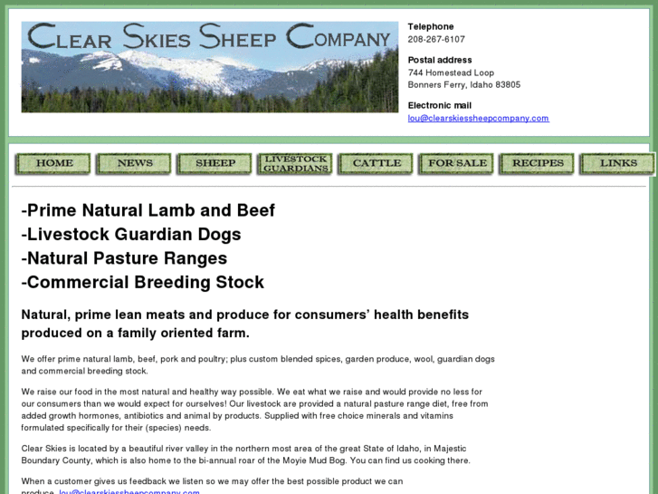 www.clearskiessheepcompany.com