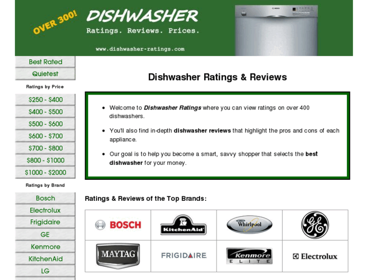 www.dishwasher-ratings.com