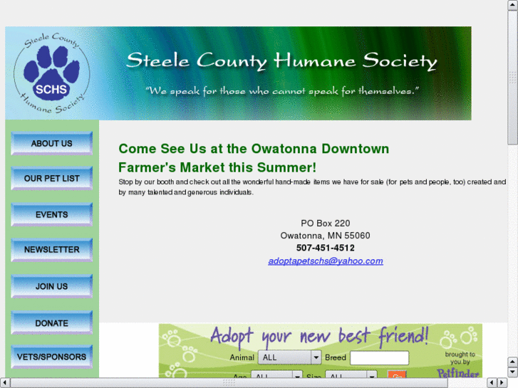 www.steelecountyhumanesociety.org