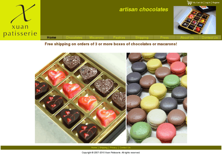 www.xuanchocolates.com