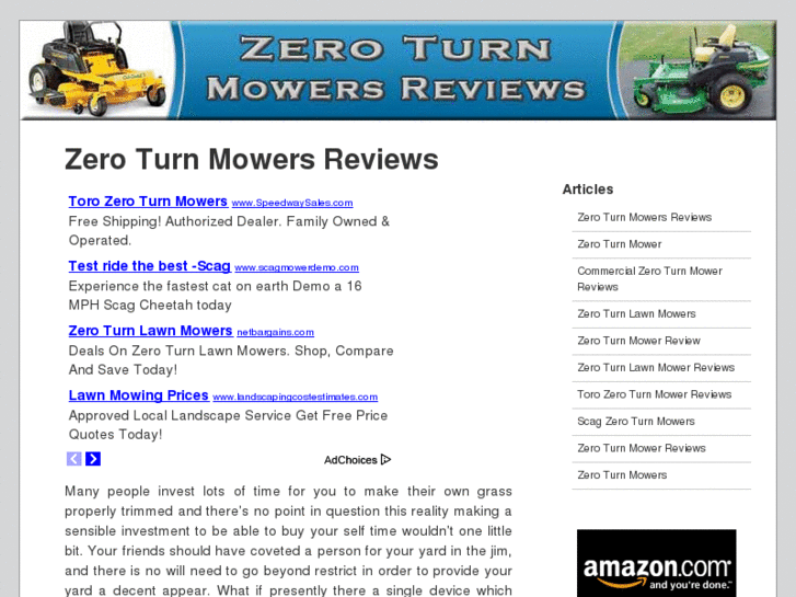 www.zeroturnmowersreviews.com