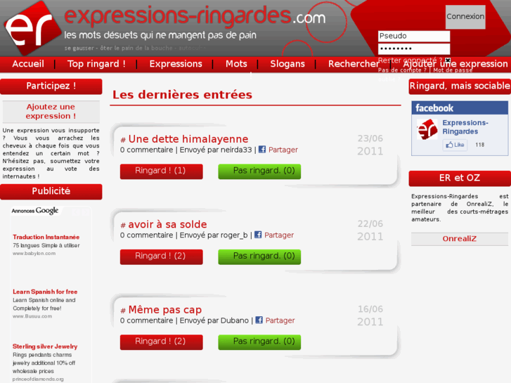 www.expressions-ringardes.com