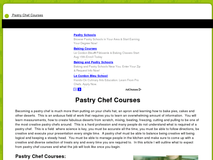 www.pastrychefcourses.com